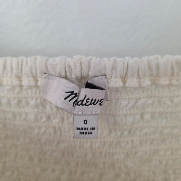 Madewell Linen-Cotton Puff-Sleeve Mini Dress - Picture 11 of 13